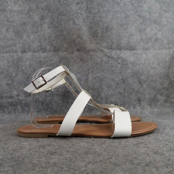 Report Shoes Womens 10 Sandals Flats Fashion Casual Gladiator Ankle Buckle Strap - Picture 2 of 12